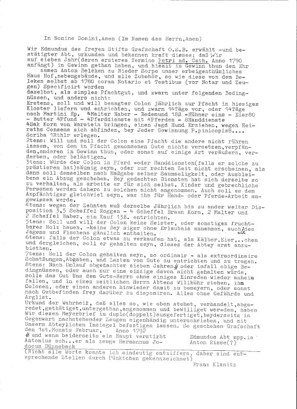 Unterm Krummstab leben Unterm Krummstab leben